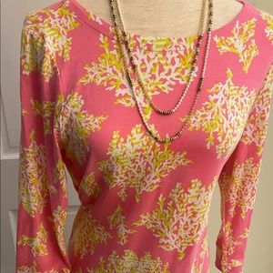 Crown and Ivy pink coral dress